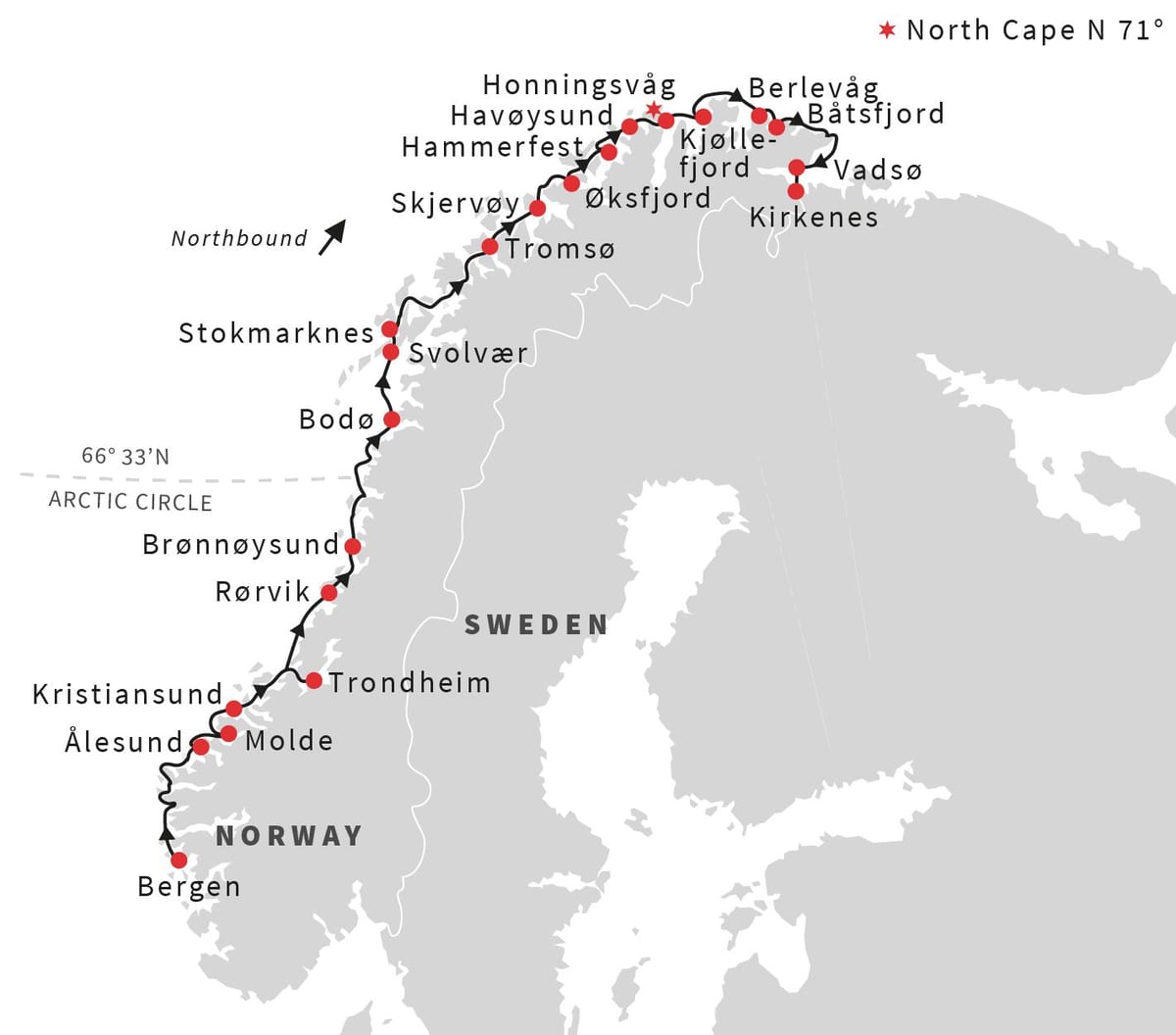 Harta bergen Norvegia light rail