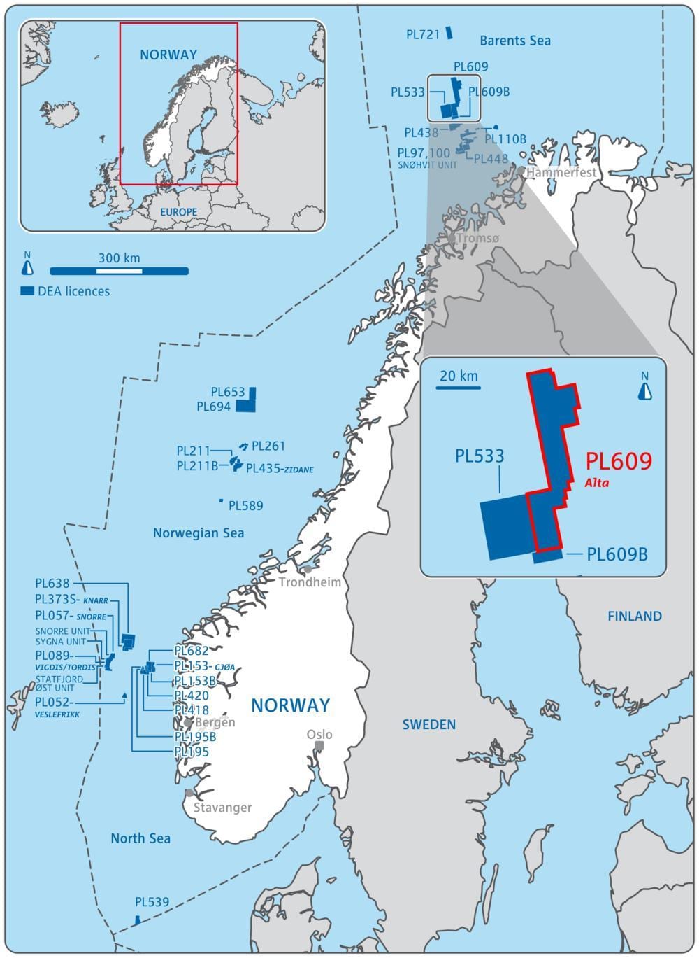 Harta Norvegia ulei