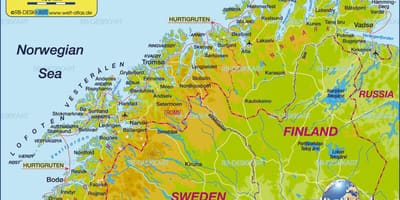 Harta kirkenes, Norvegia