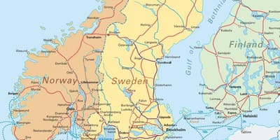 Harta narvik, Norvegia