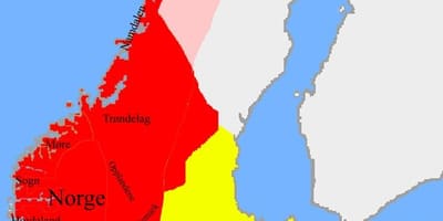 Harta Norvegia frontiere