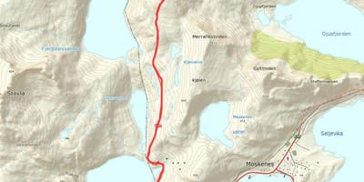 Harta Norvegia trasee montane