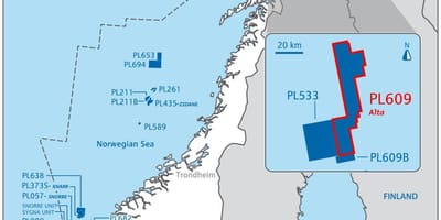 Harta Norvegia ulei