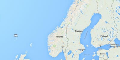 Harta rafnes Norvegia