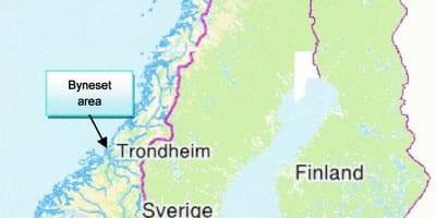 Harta trondheim, Norvegia